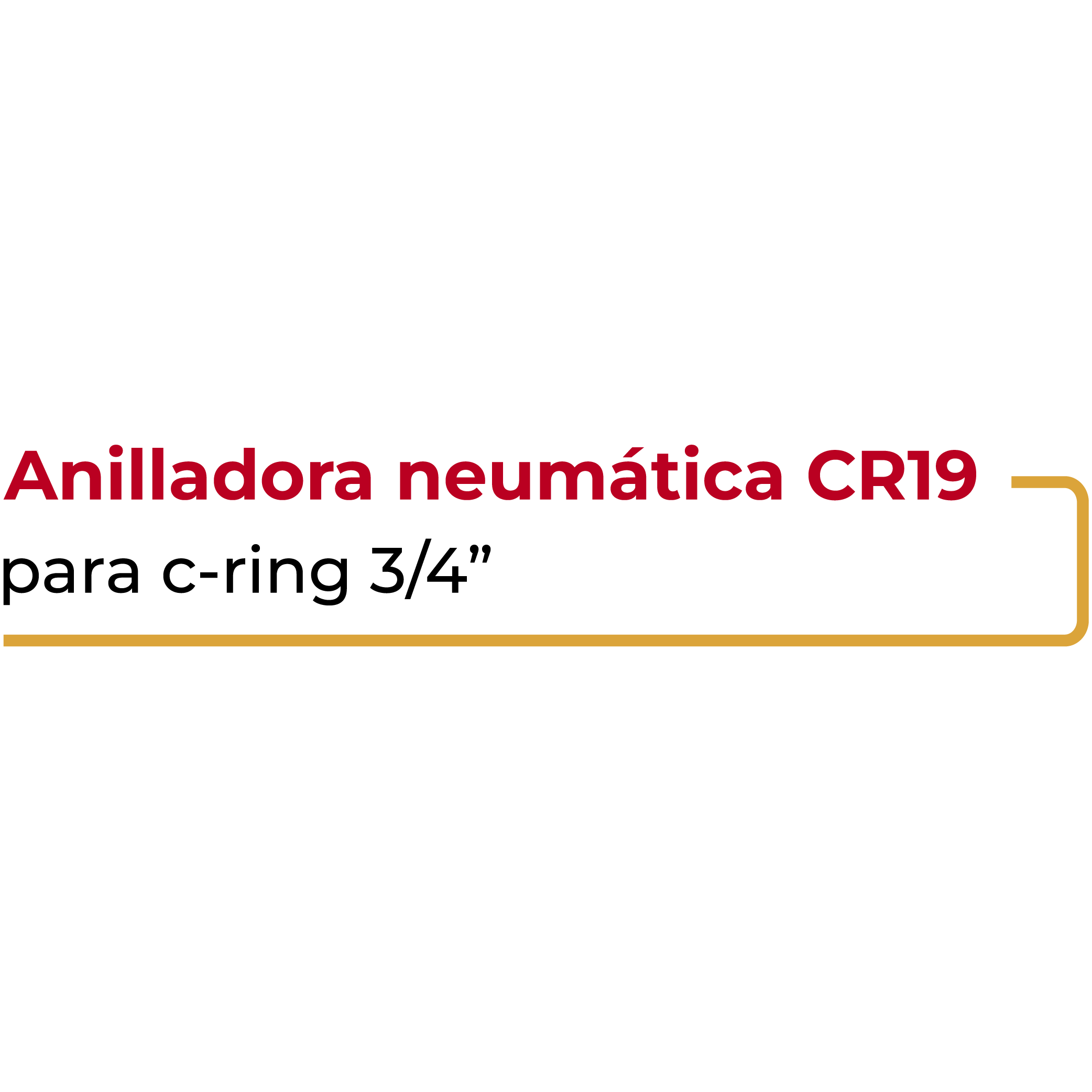 Anilladora Neumática CR19