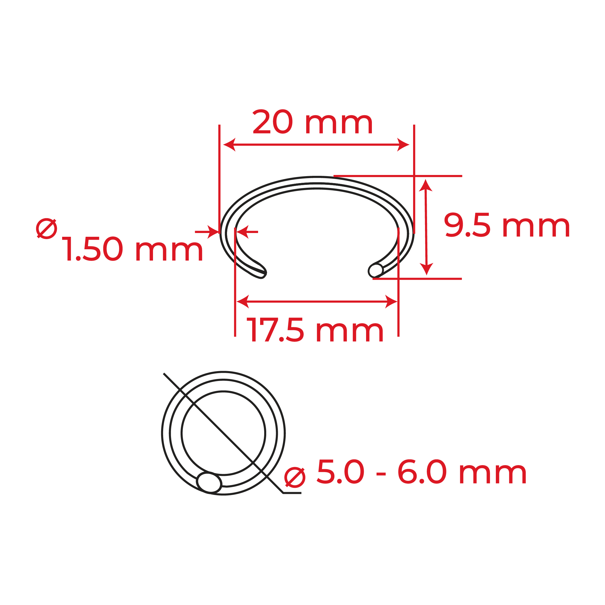 Anilladora manual CR17.5
