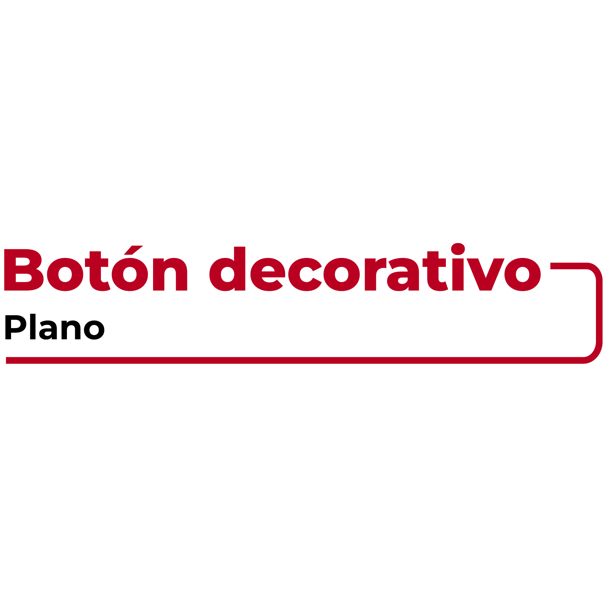 Botón sin Base de Acrílico