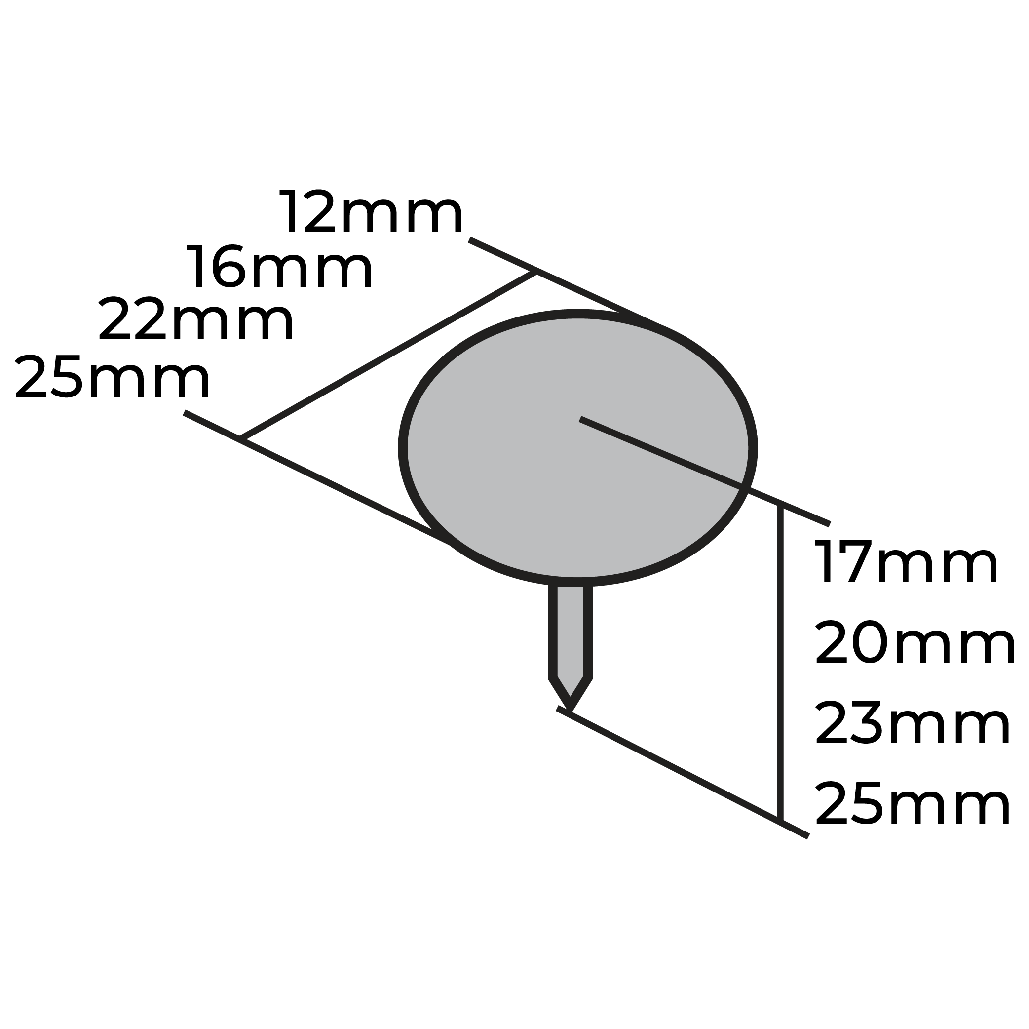 Clavo Decorativo Níquel Satin