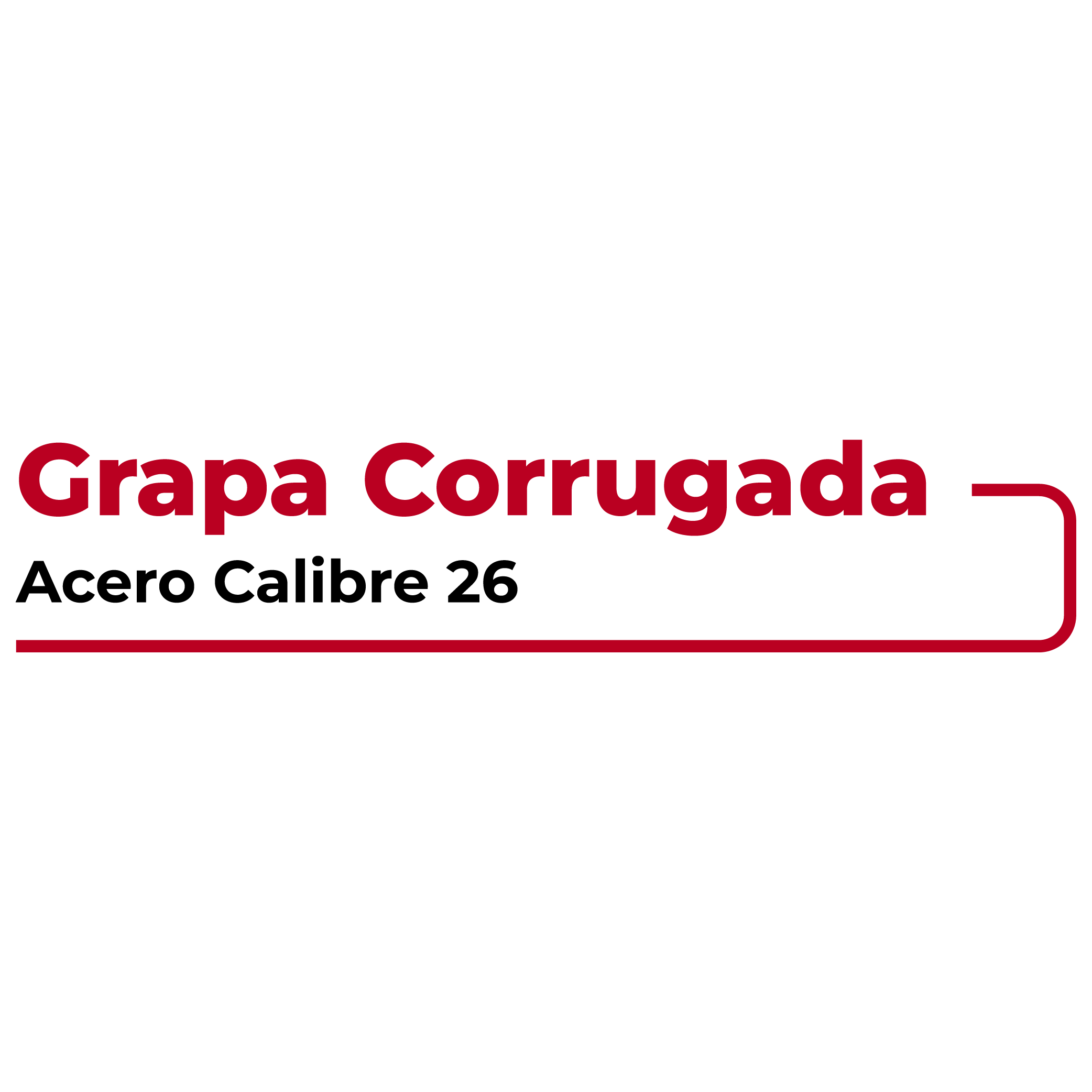 Grapa Corrugada