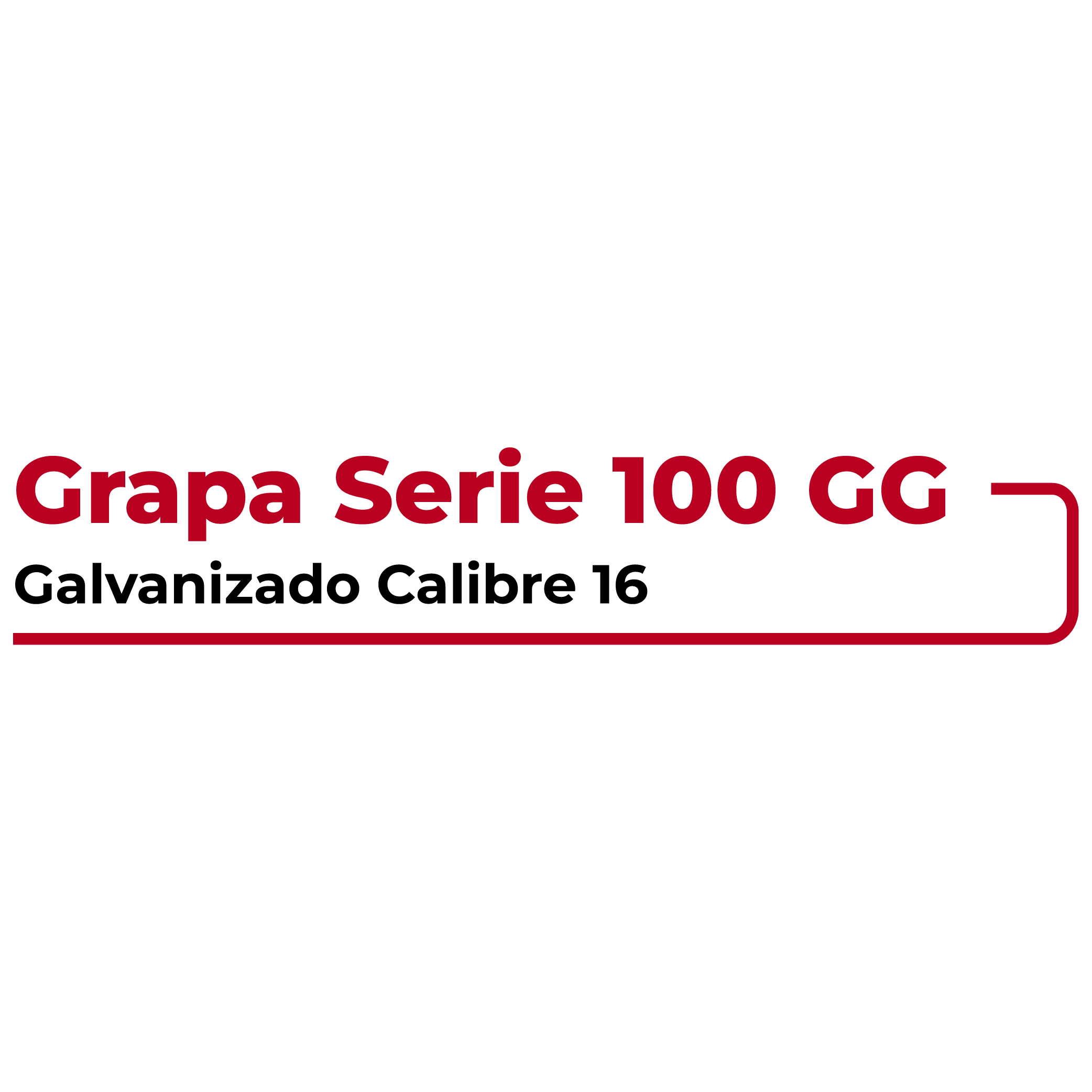 Grapa Serie 100 GG