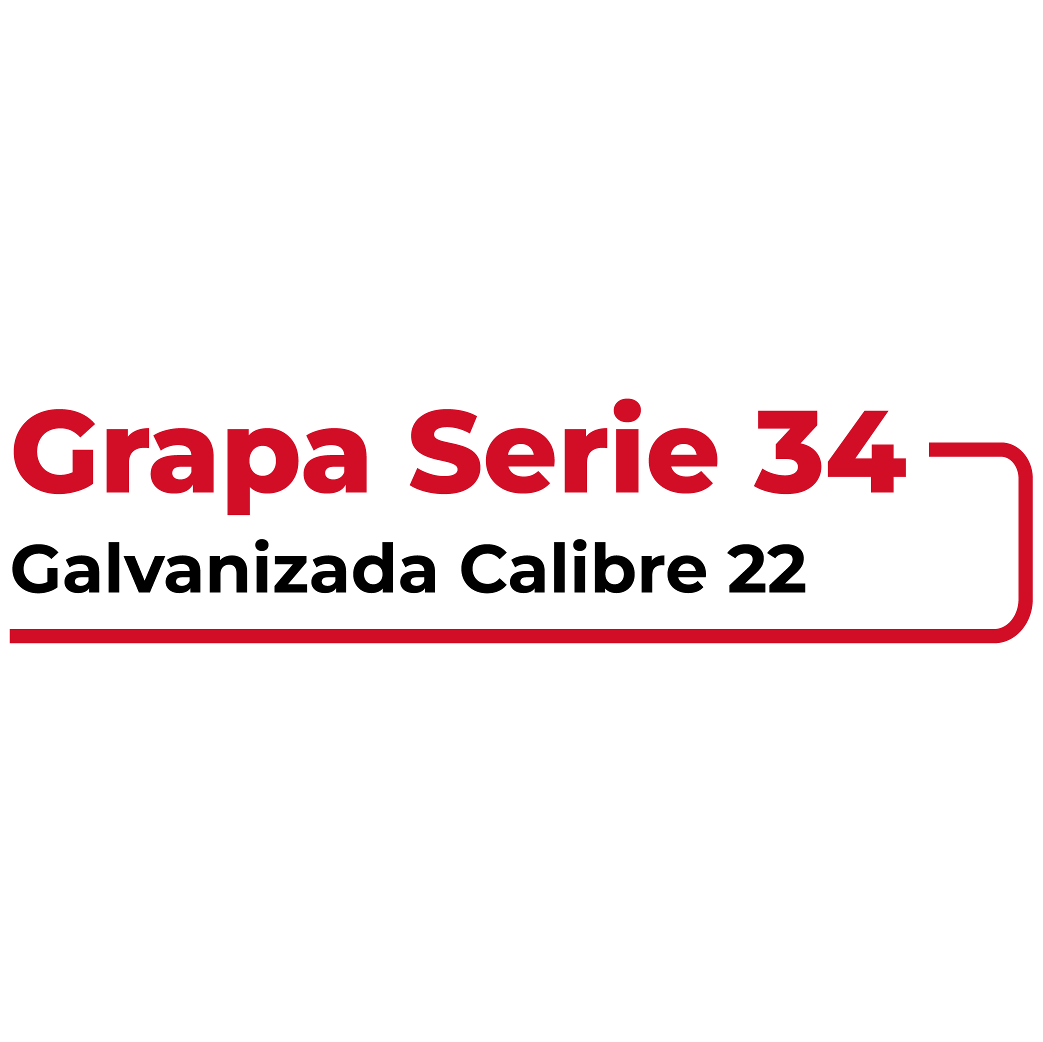 Grapa Serie 34