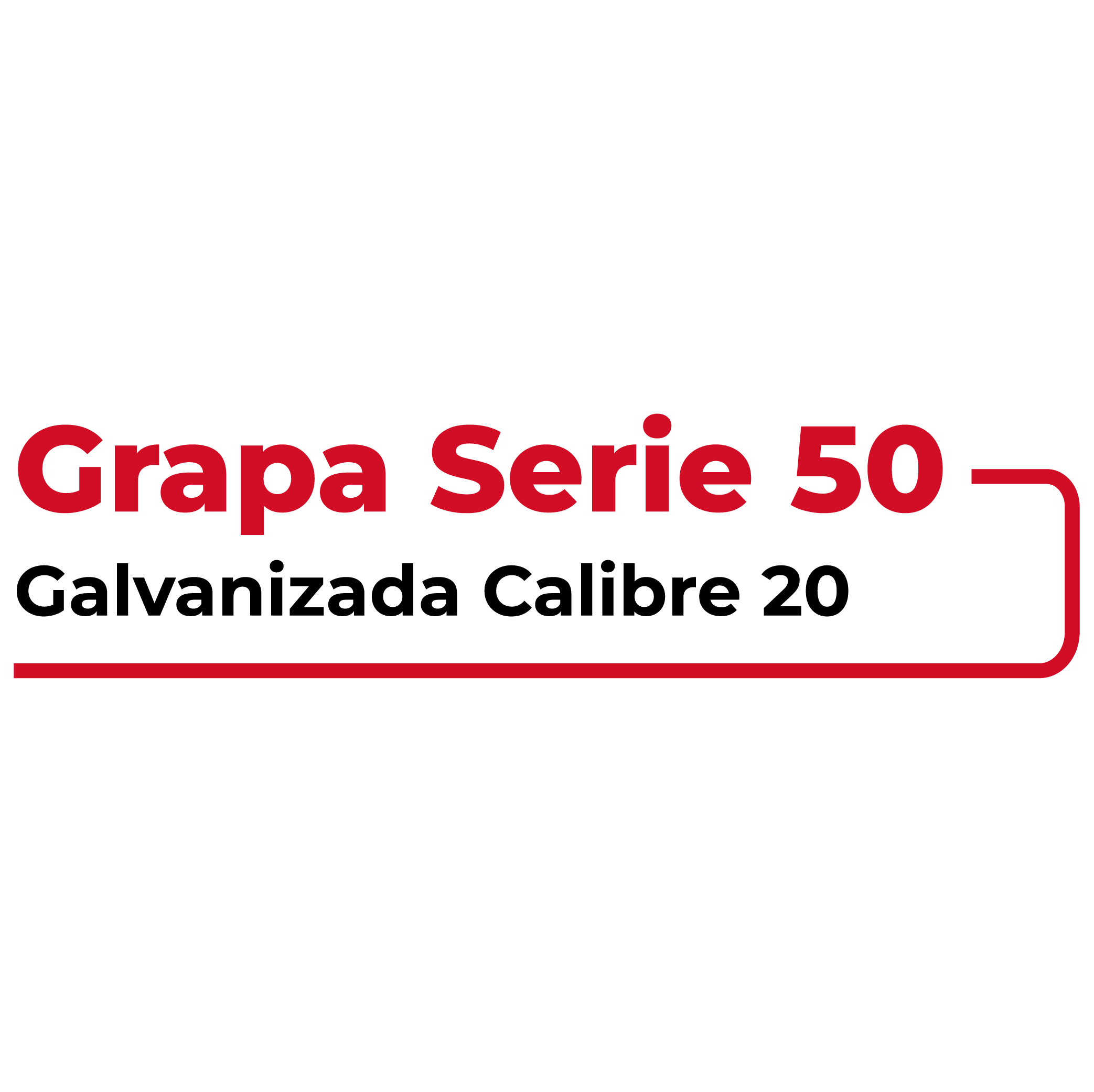 Grapa Serie 50