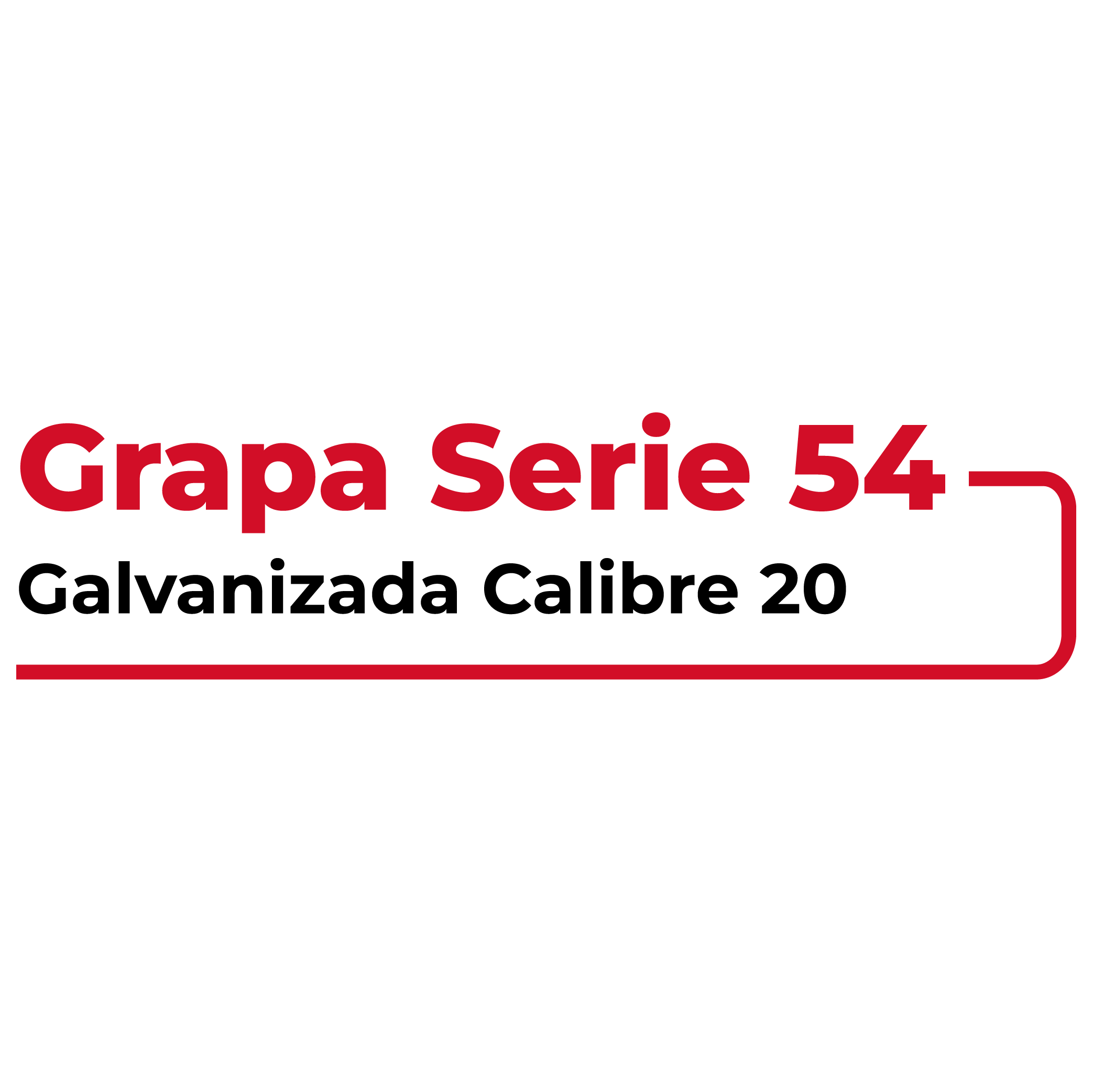 Grapa Serie 54