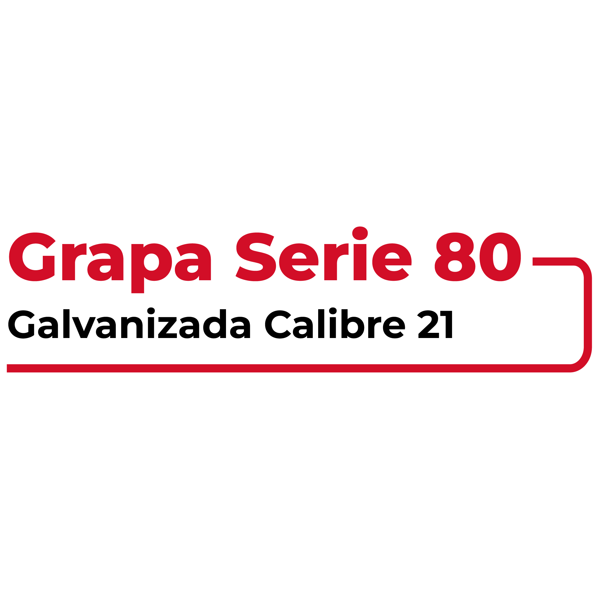 Grapa serie 80