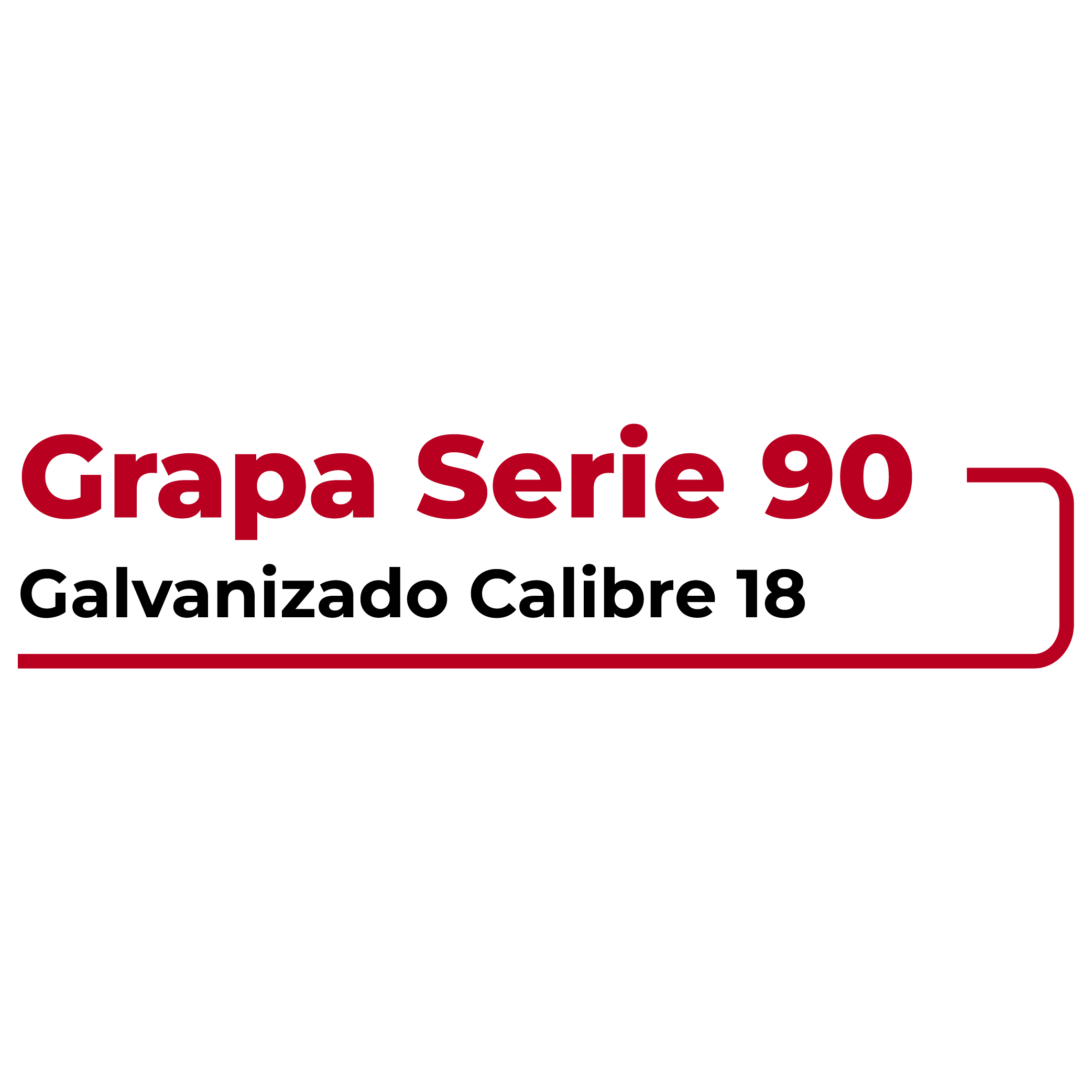 Grapa Serie 90
