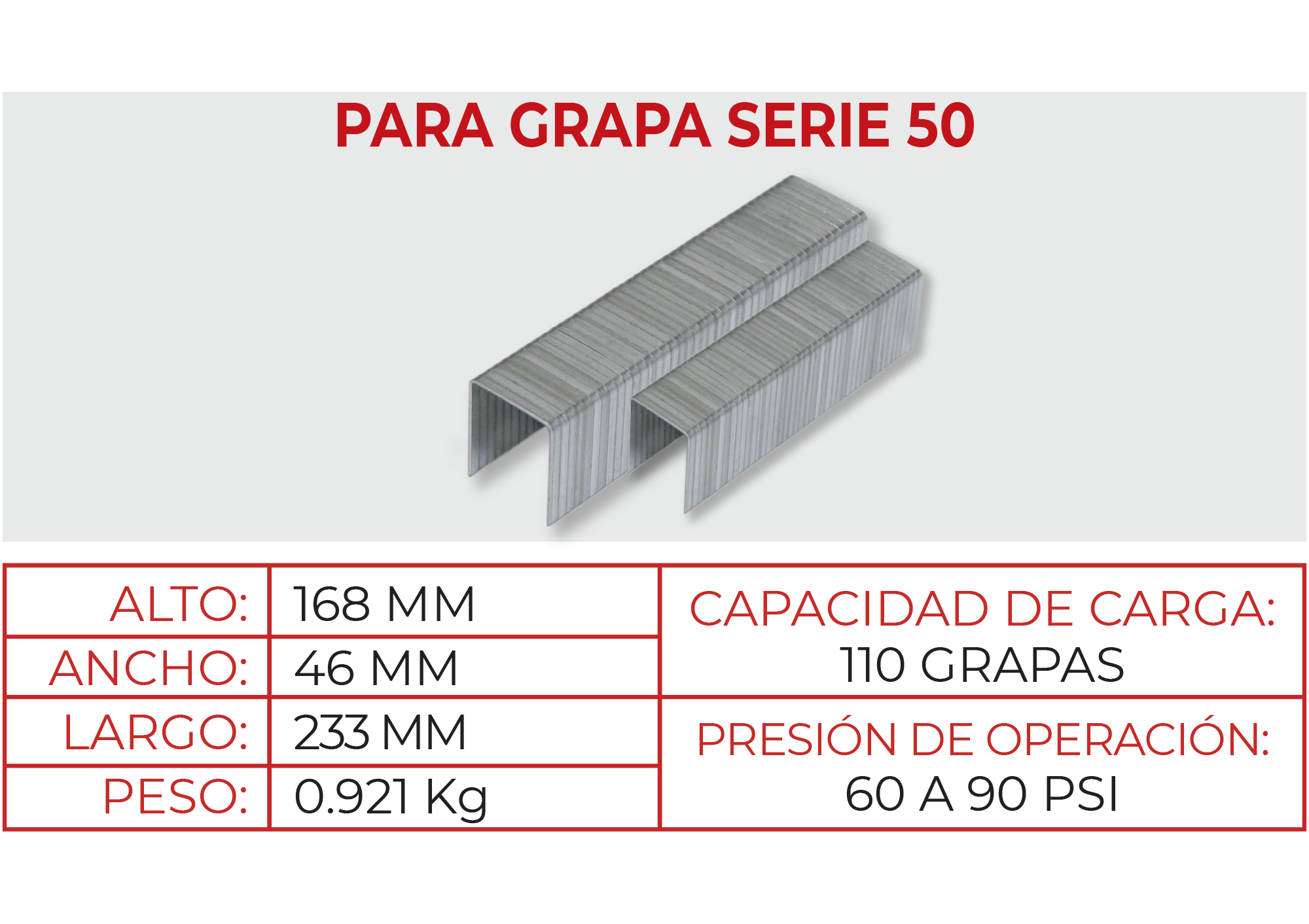 Engrapadora Neumática S50