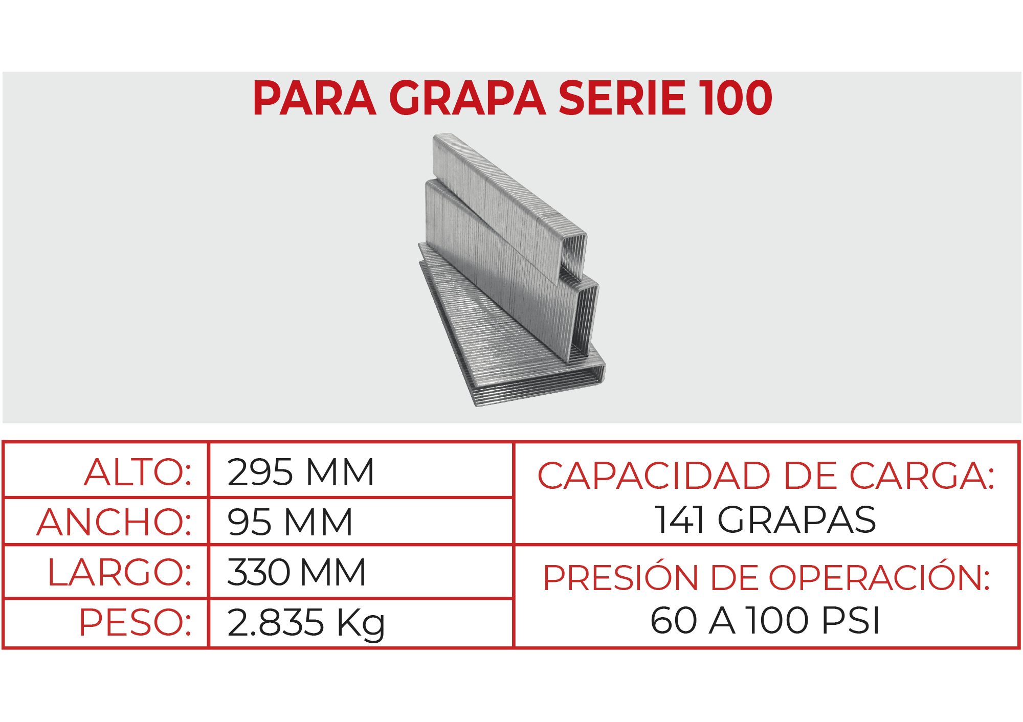 Engrapadora Neumática S100