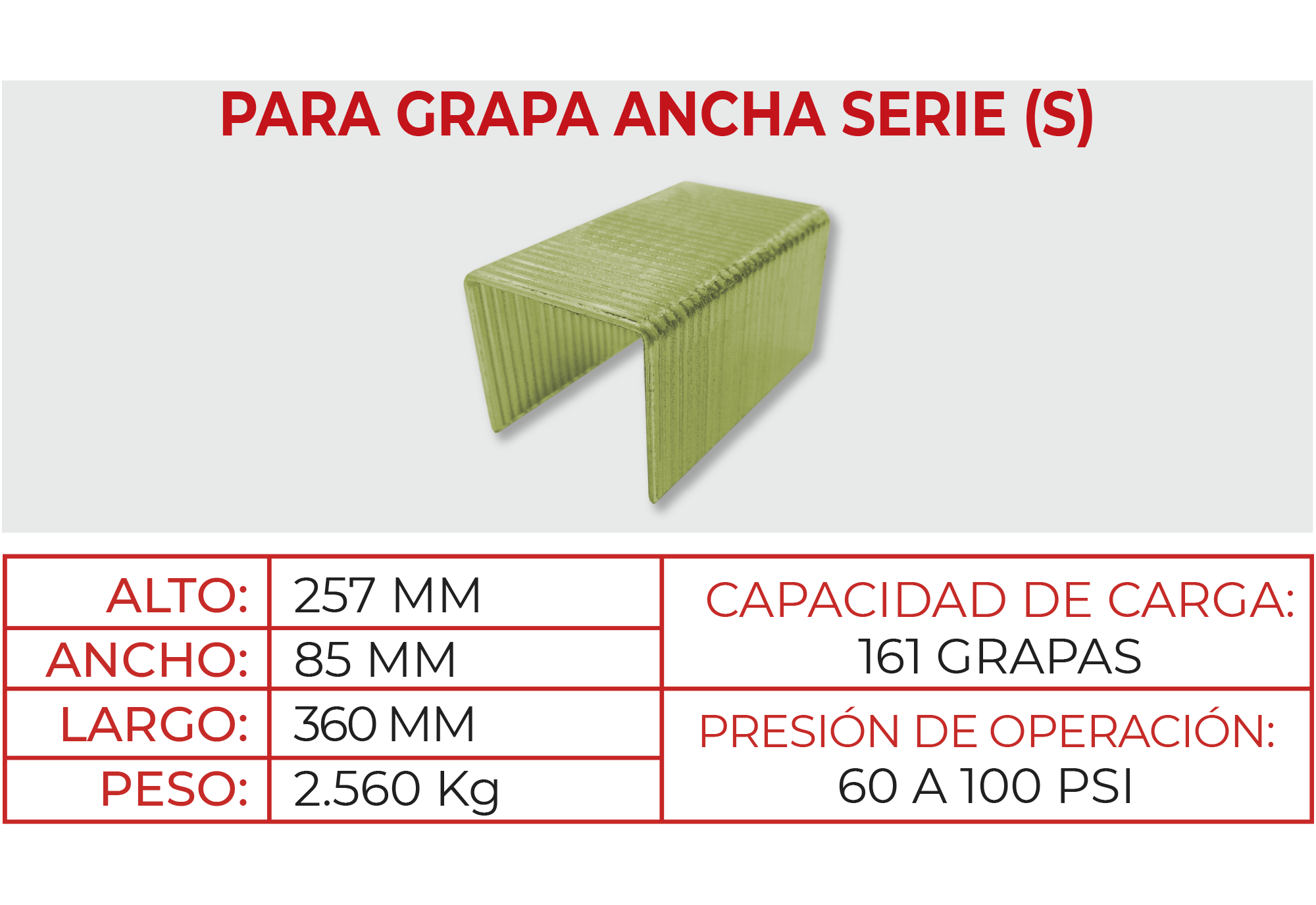 Engrapadora Neumática SS
