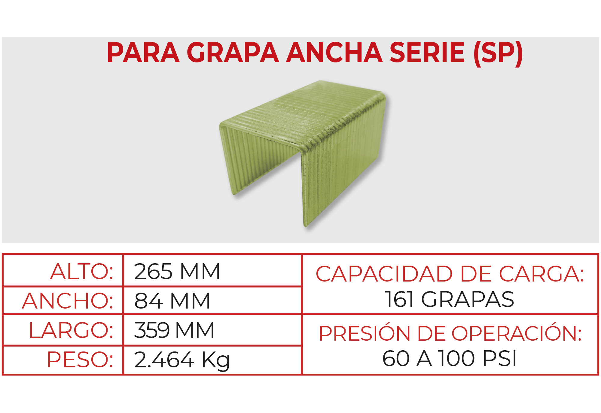 Engrapadora Neumática SP