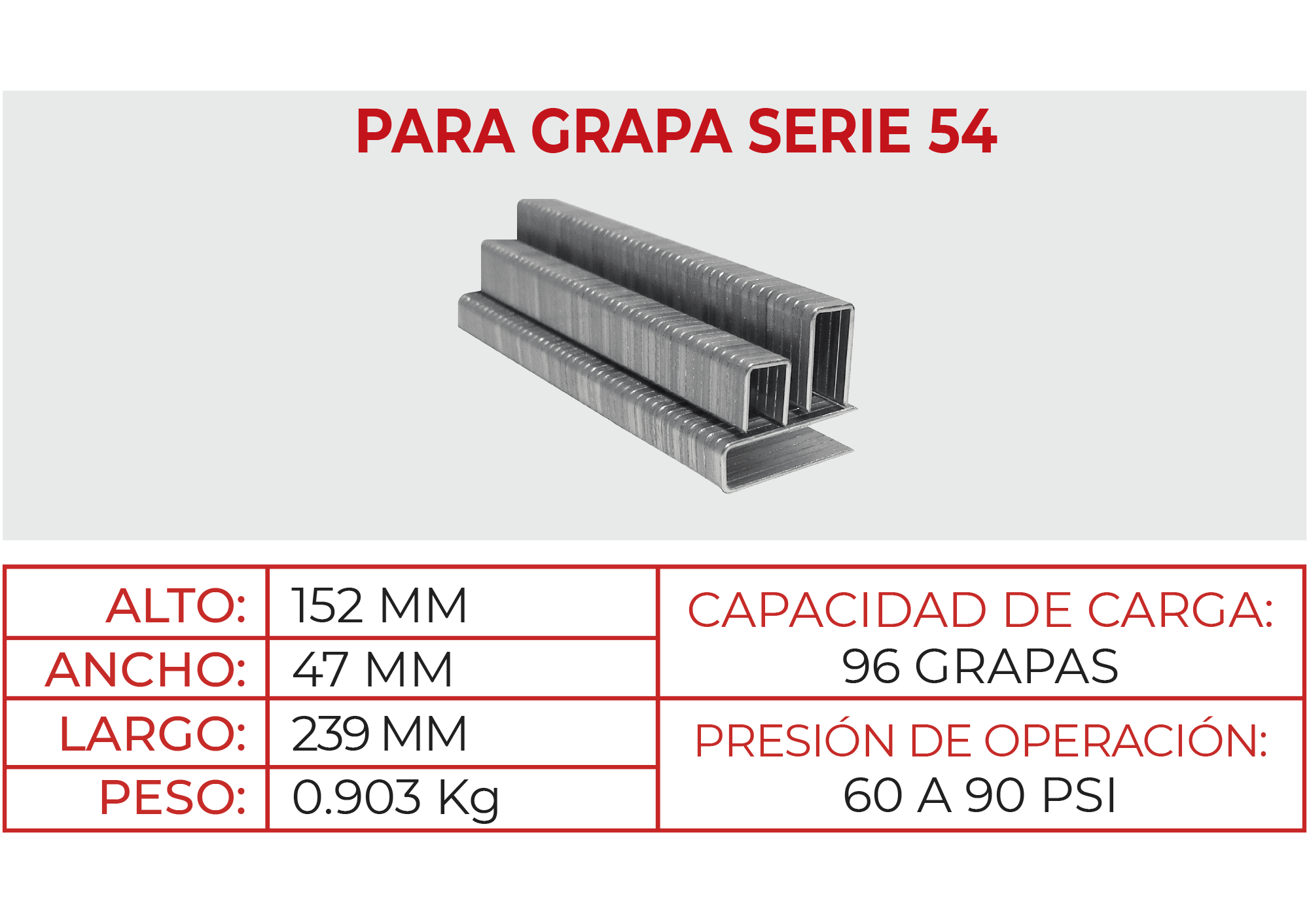 Engrapadora Neumática S54K