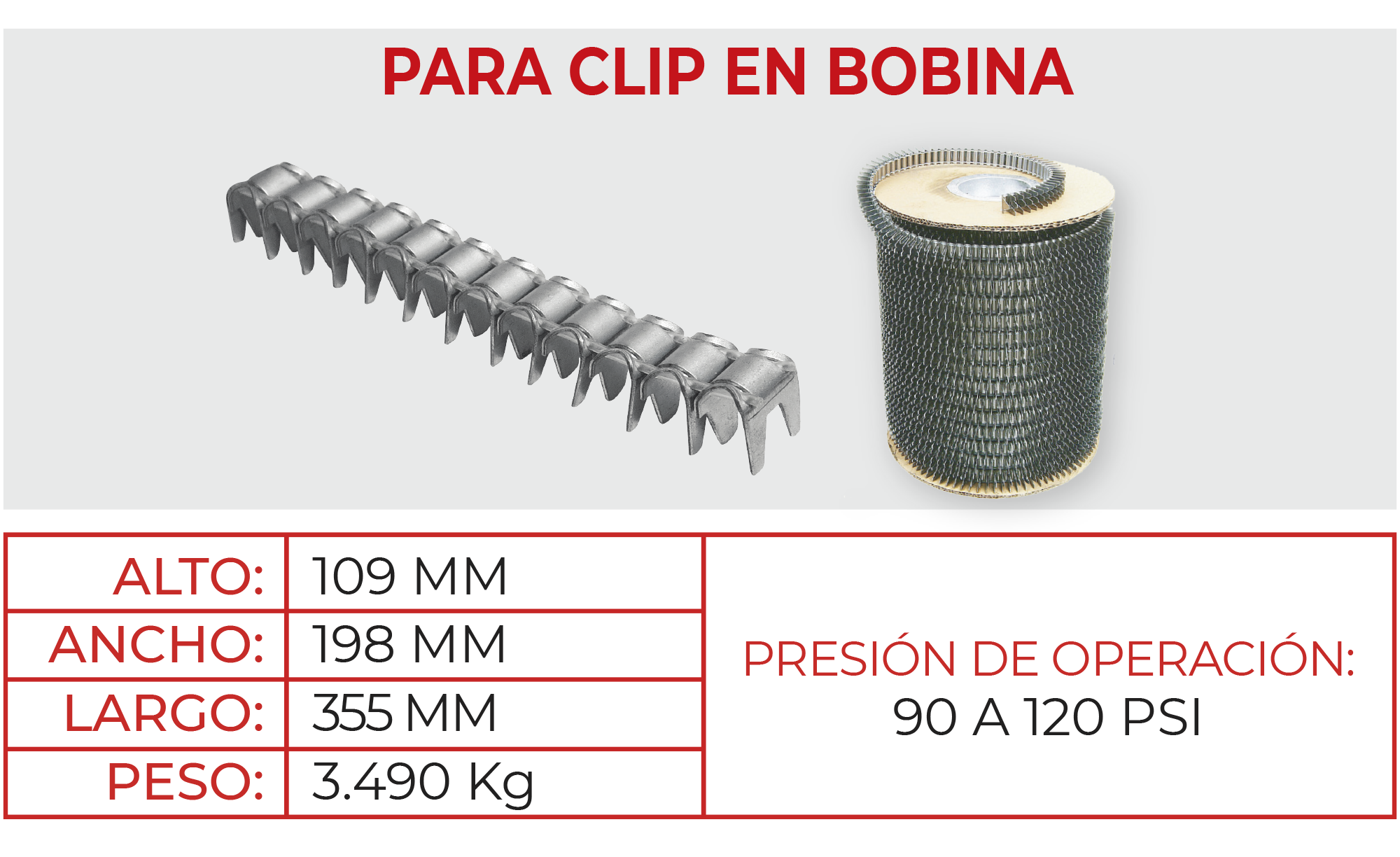Pistola Neumática para Clip M46B