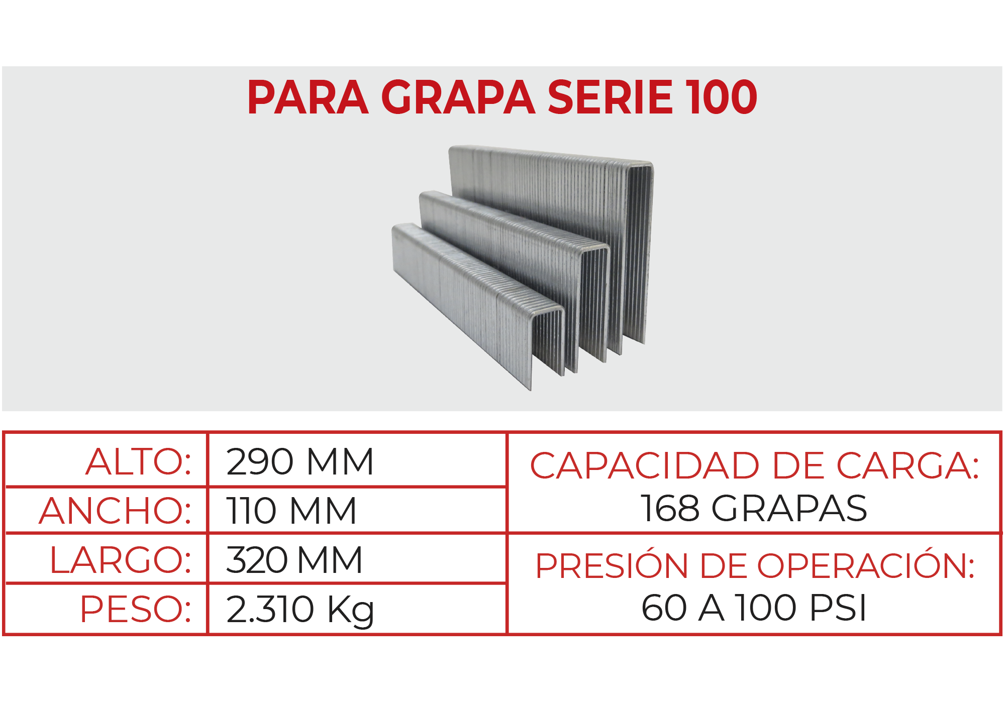 Engrapadora Neumática S100K